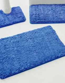 Tapis De Bain Uni Moelleux Microfibre
