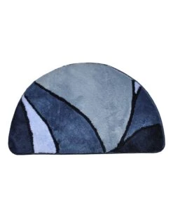 Tapis De Bain Demi-lune Motif Minéral