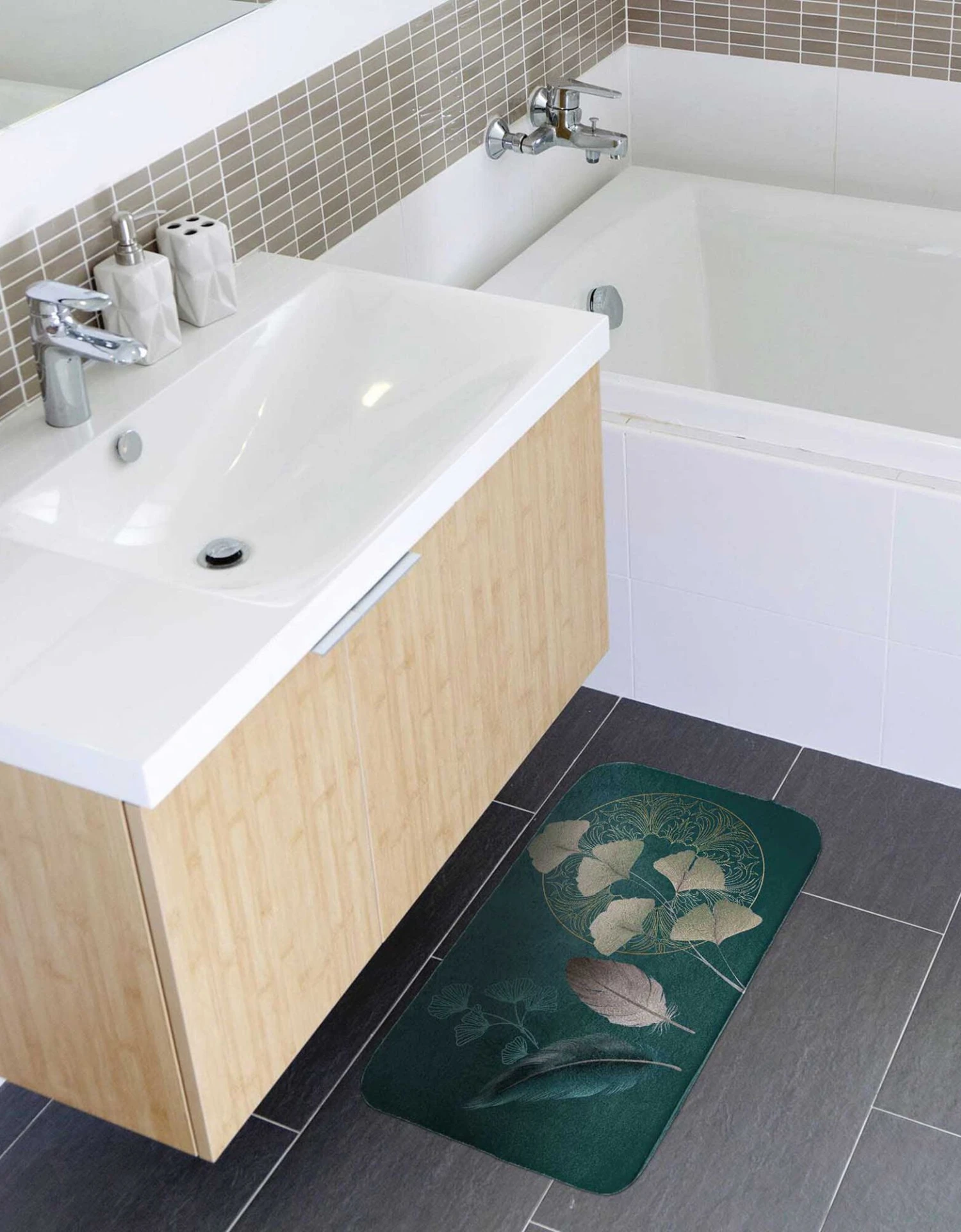 Tapis De Bain Ginkgo 2 Tapis De Bain Ginkgo – Image 2