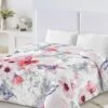 Couette Coton Imprimé Fleurs 400g/m²