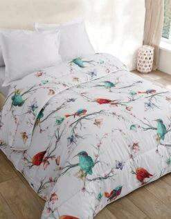 Couette Coton Imprimée Oiseaux 200 G/m2