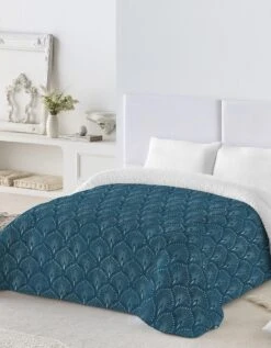 Couette Microfibre Imprimée Palmito 1 Ou 2 Personnes - 200g/m2