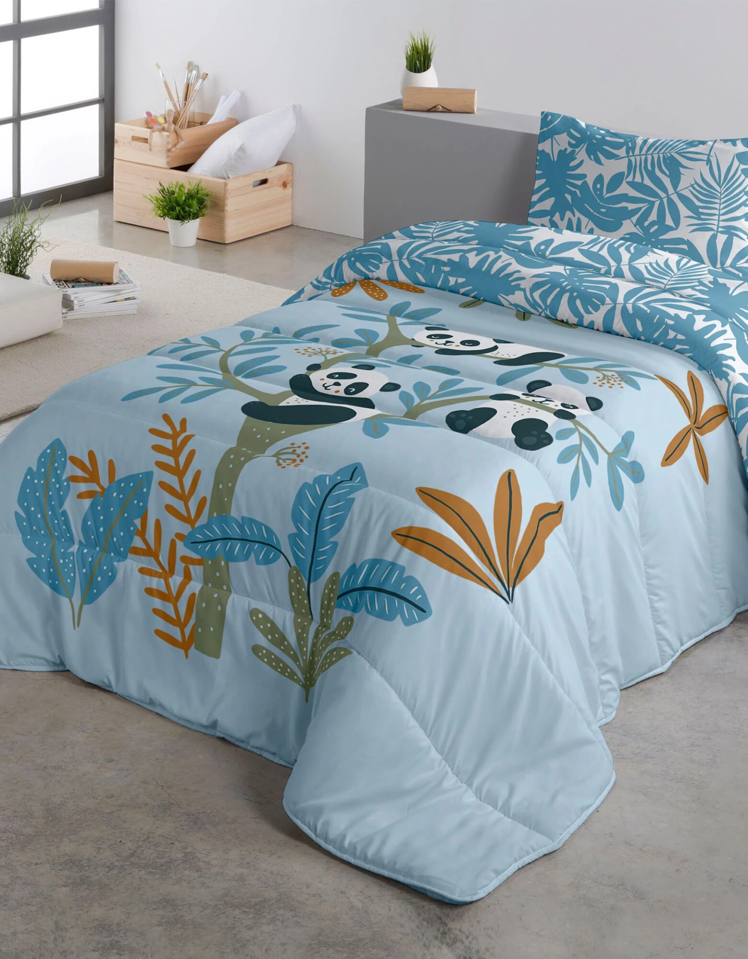 Couette Enfant Microfibre Pandas 200 G/m² 1 Couette Enfant Microfibre Pandas 200 G/m²