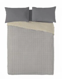 Couette Microfibre Micro Imprimé Graphique 200 G/m² -Maison Douceur Promos Magasin 320730 C01 zoomx vue3