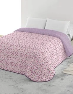 Couette Microfibre Micro Imprimé Fleurs 200 G/m²