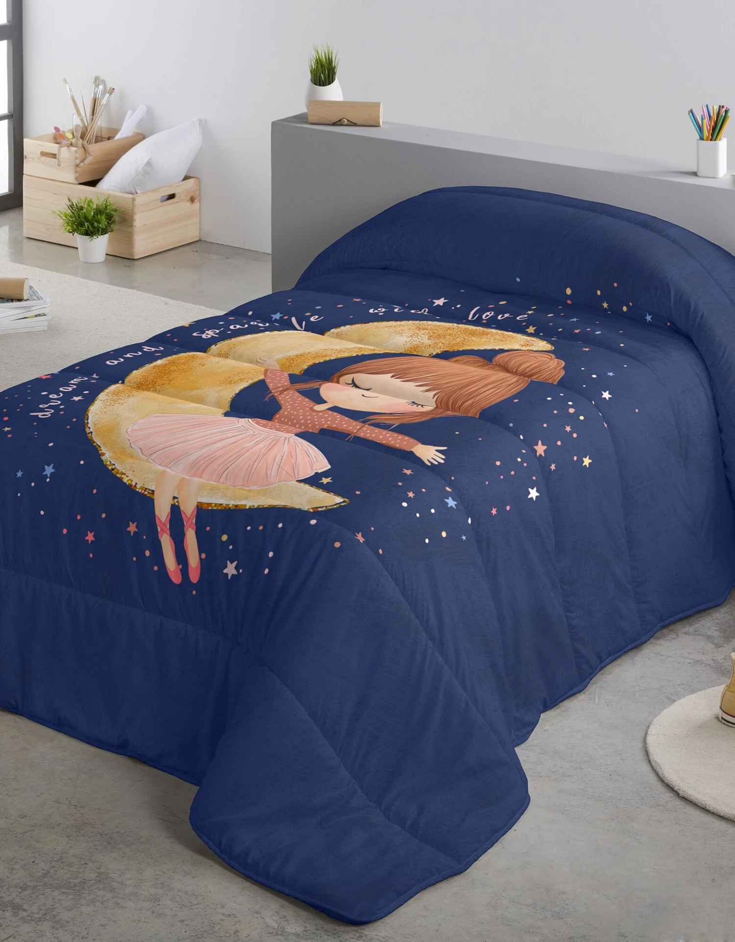 Couette Microfibre Enfant Ballerine 200 G/m² 2 Couette Microfibre Enfant Ballerine 200 G/m² – Image 2