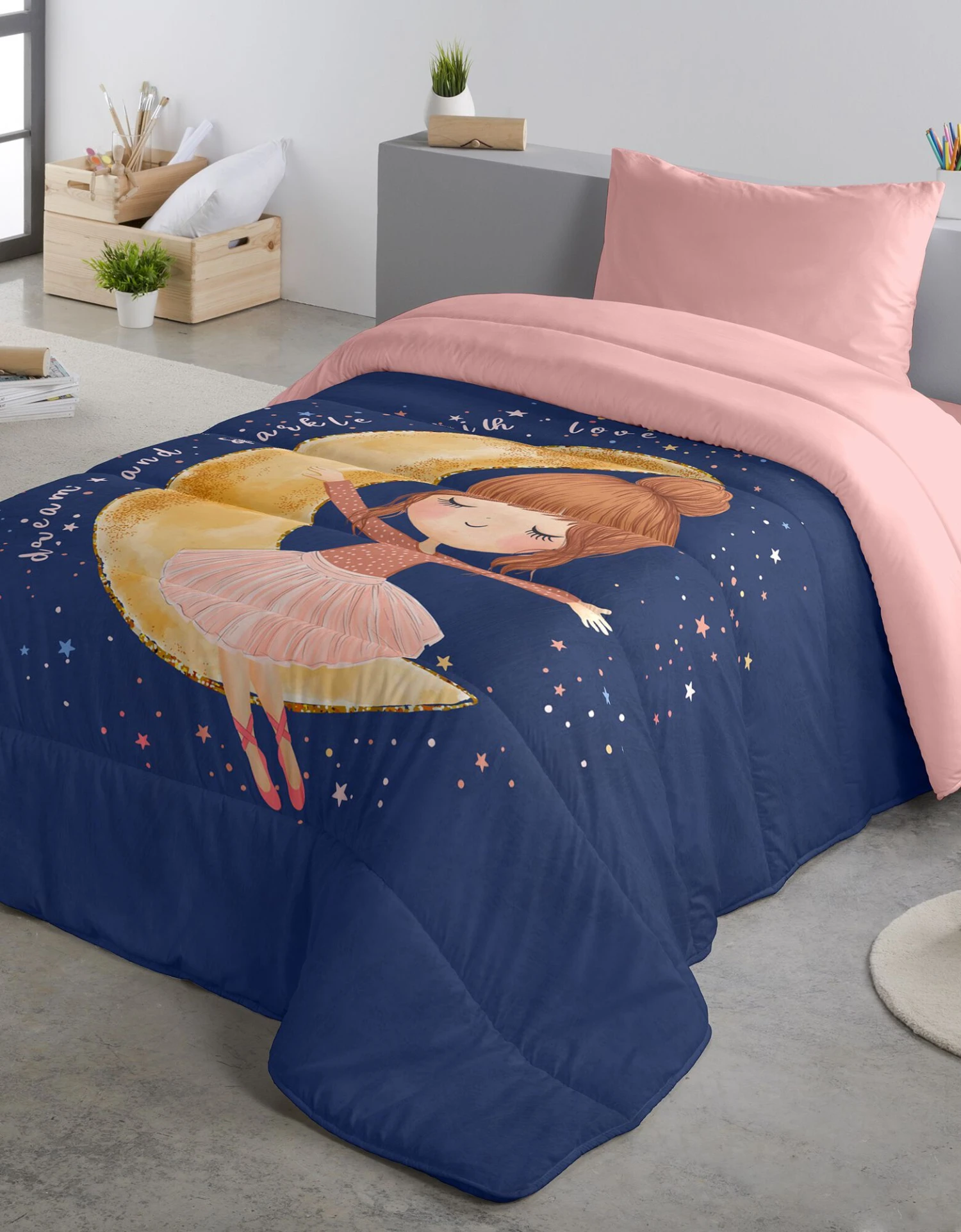 Couette Microfibre Enfant Ballerine 200 G/m² 3 Couette Microfibre Enfant Ballerine 200 G/m² – Image 3