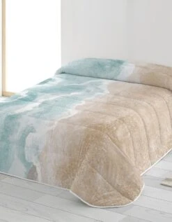 Couette Microfibre Imprimée Sable Fin 200 G/m²