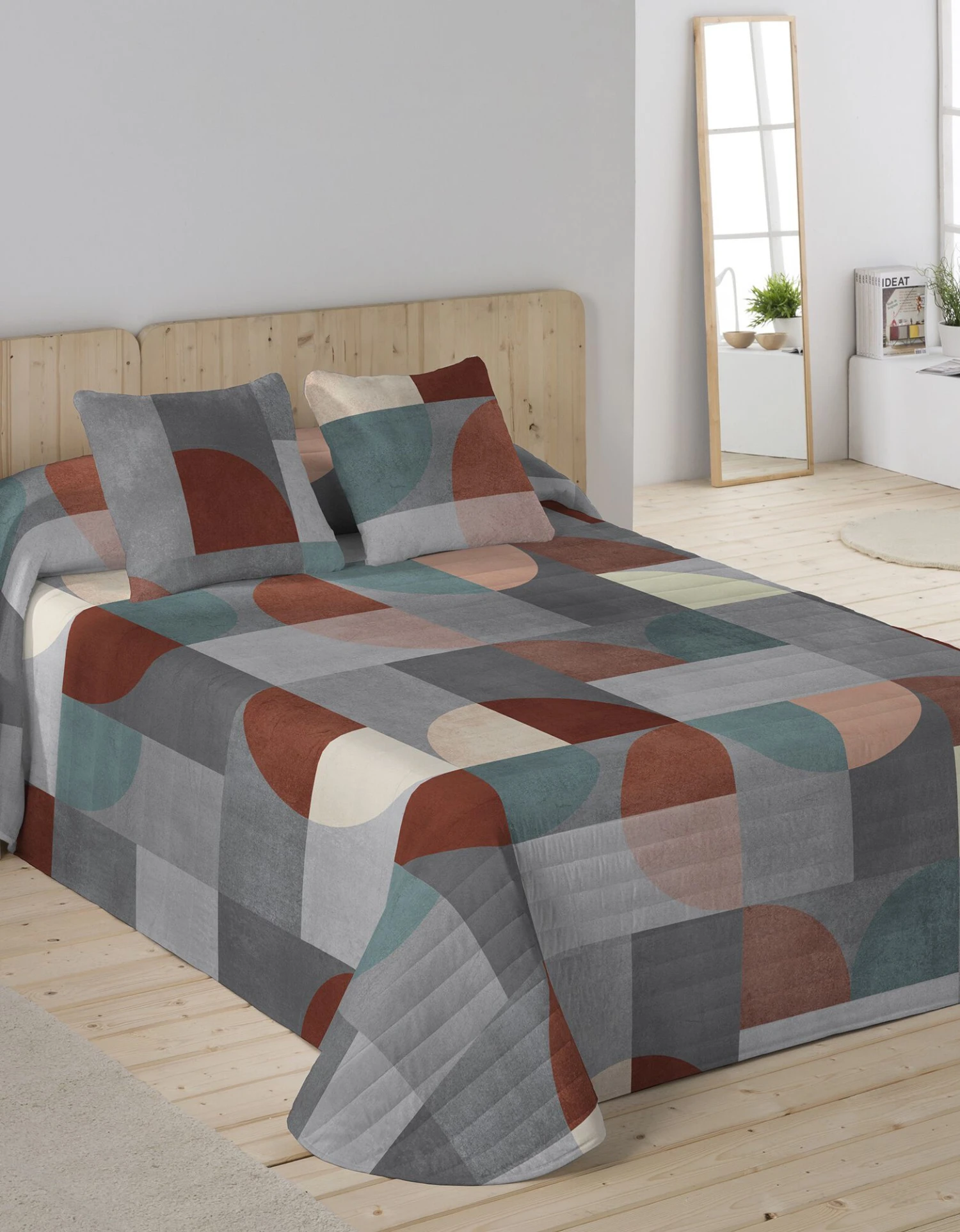 Couvre-lit Matelassé Imprimé Géométrique 1 Couvre-lit Matelassé Imprimé Géométrique