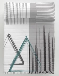 Couvre-lit Matelassé Imprimé Graphique -Maison Douceur Promos Magasin 322432 C01 zoomx vue3