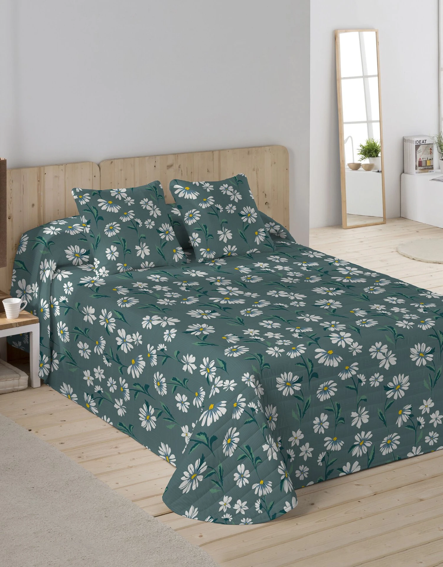 Couvre-lit Matelassé Imprimé Pâquerettes 1 Couvre-lit Matelassé Imprimé Pâquerettes