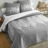 Couvre-lit Matelassé Microfibre Imprimé Feuilles