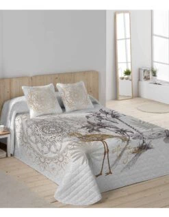 Couvre-lit Matelassé Imprimé Mandala