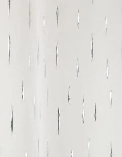 Panneau Voile Motif Gouttelettes Argentées Finition Oeillets -Maison Douceur Promos Magasin 323011 C02 zoomx vue3