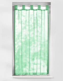 Vitrage Droit Voile Uni Finition Pattes