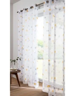 Voilage Clairière Imprimé Feuilles