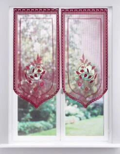 Vitrage Feuillages - Paire