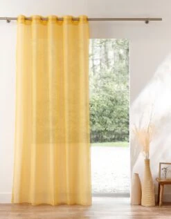 Panneau Voile Uni Finition œillets