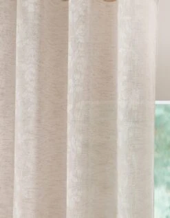 Voilage Imprimé Feuillage étamine Effet Lin -Maison Douceur Promos Magasin 323597 C03 zoomx vue5