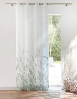 Voilage Base Imprimé Champêtre