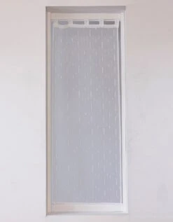 Vitrage Droit Fil Satiné