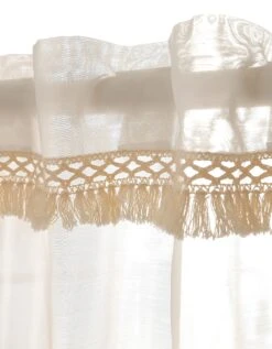 Voilage Frise Macramé