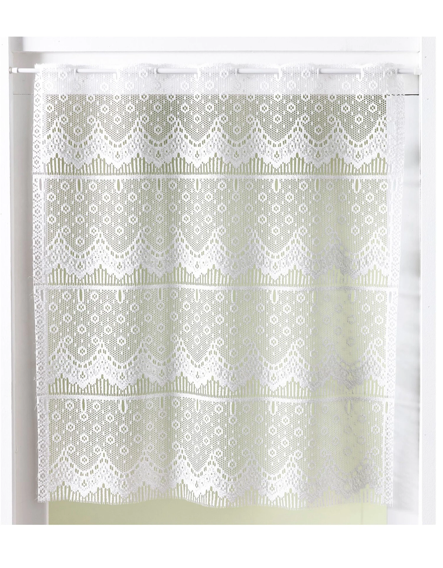 Rideau Modulable Hauteur Dentelle Maille 2 Rideau Modulable Hauteur Dentelle Maille – Image 2