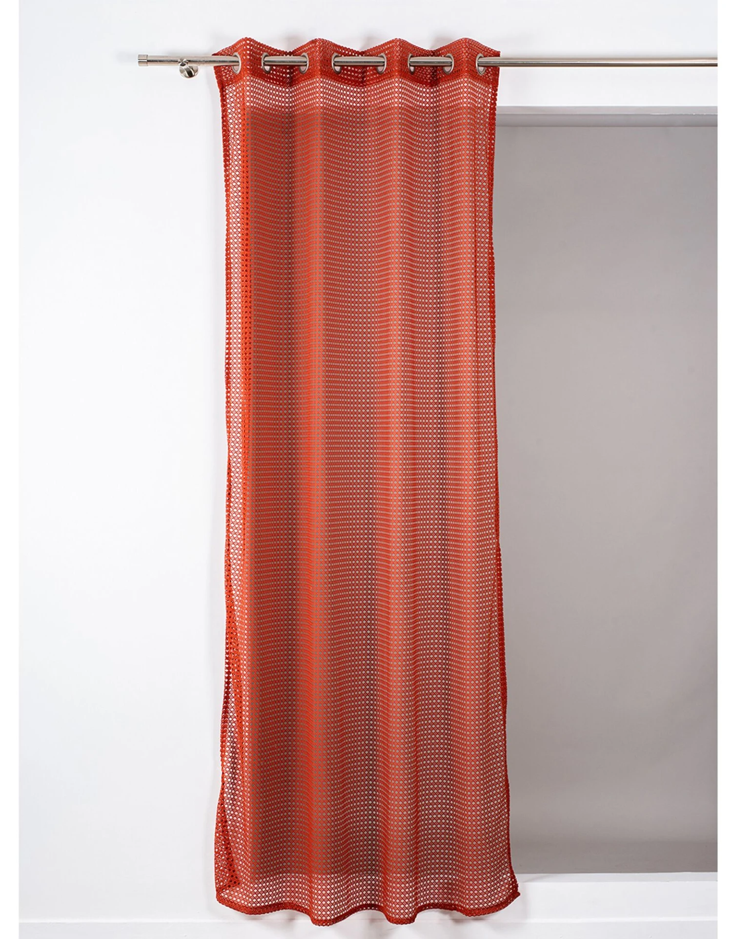 Rideau Panneau Brodé Effet Cannage 2 Rideau Panneau Brodé Effet Cannage – Image 2