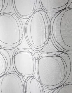 Panneau Voile étamine Brodé Sphères Finition Oeillets -Maison Douceur Promos Magasin 323822 C01 zoomx vue6