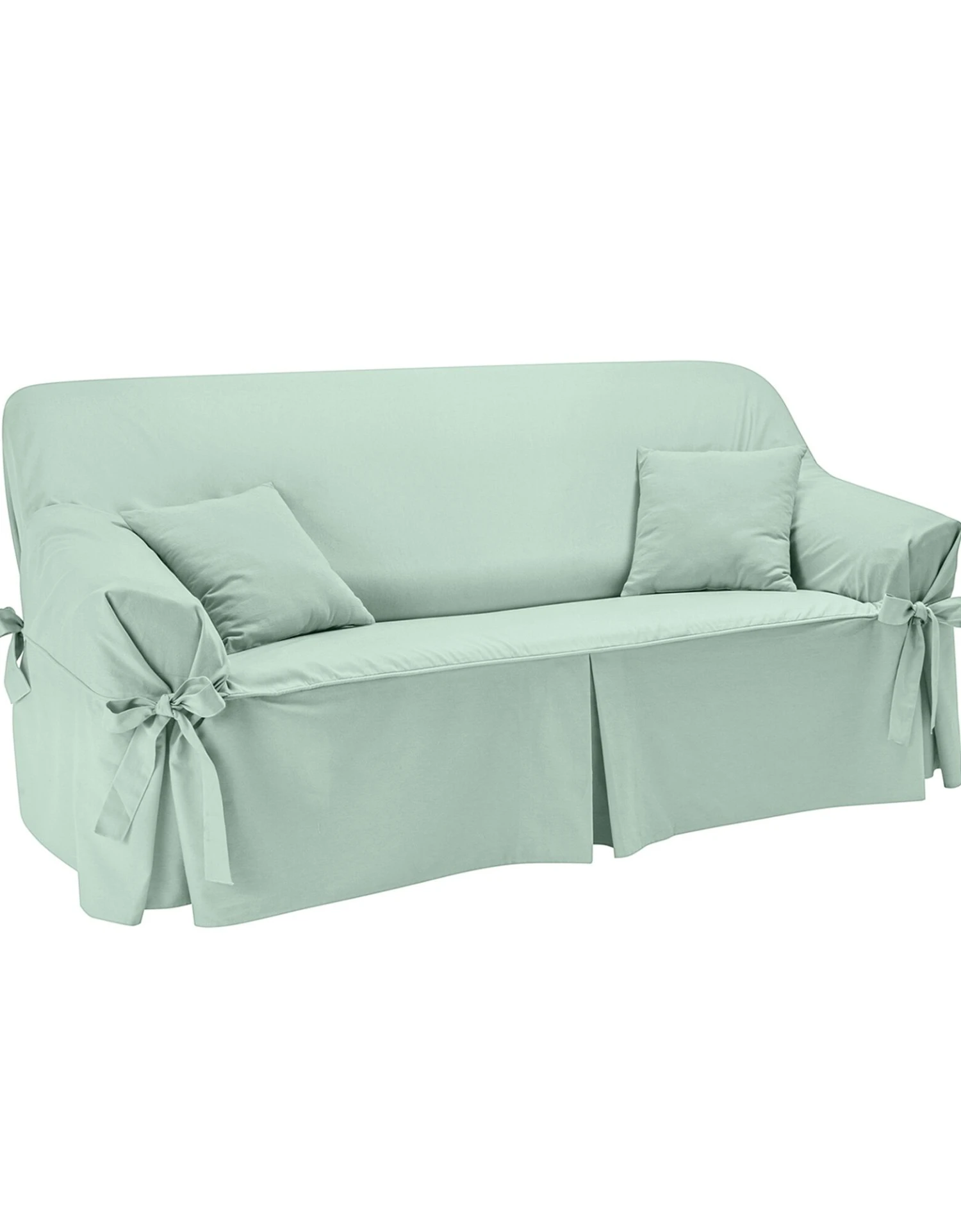 Housse Bachette Coton Uni Nouettes Fauteuil Canapés 1 Housse Bachette Coton Uni Nouettes Fauteuil Canapés