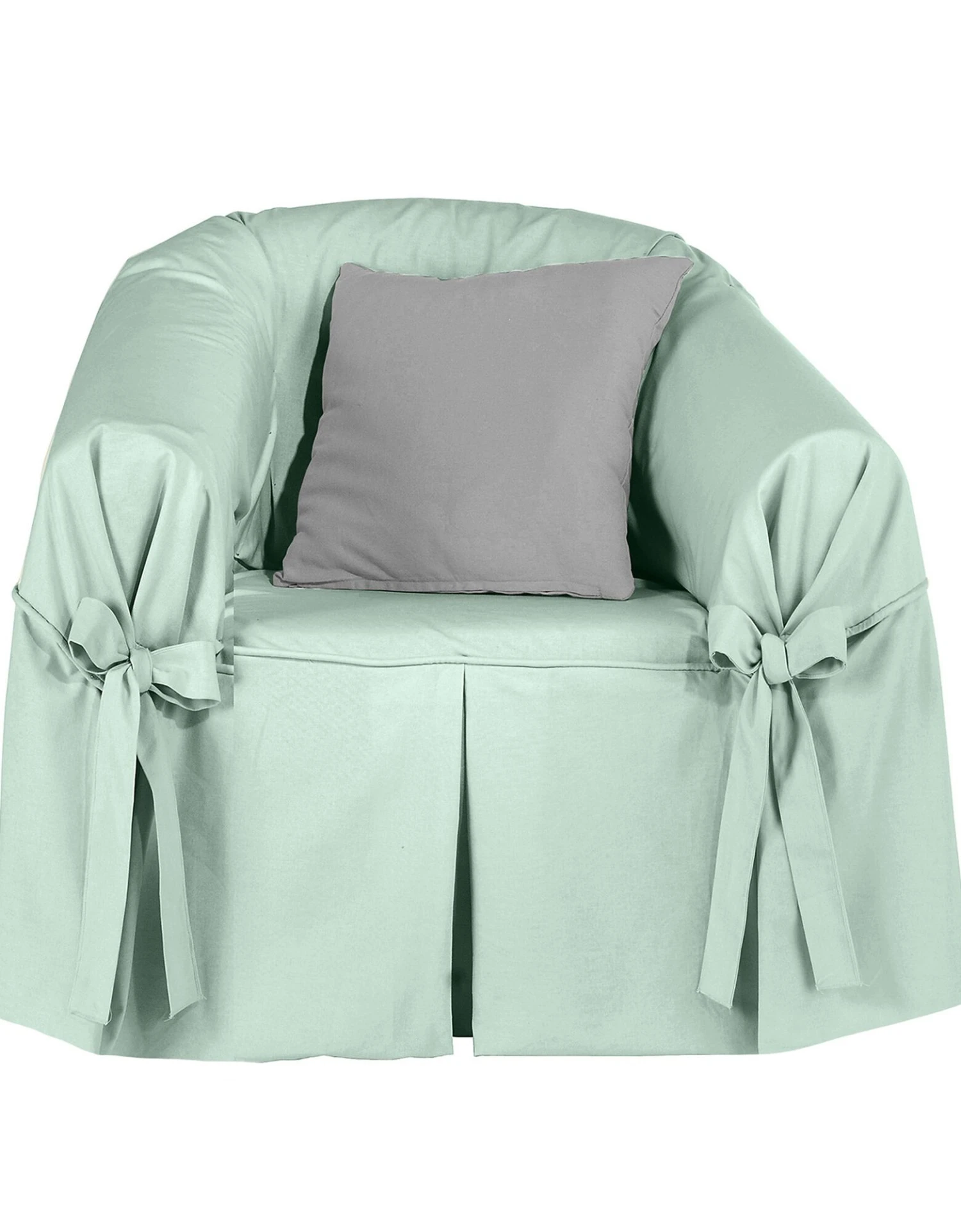 Housse Bachette Coton Uni Nouettes Fauteuil Canapés 2 Housse Bachette Coton Uni Nouettes Fauteuil Canapés – Image 2