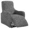Housse Bi-extensible Imprimée Gaufrée Pour Fauteuil Relax