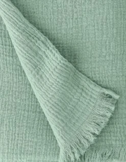 Jeté Double Gaze De Coton -Maison Douceur Promos Magasin 324326 C03 zoomx vue3