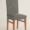 Housse De Chaise Extensible Jacquard Graphique