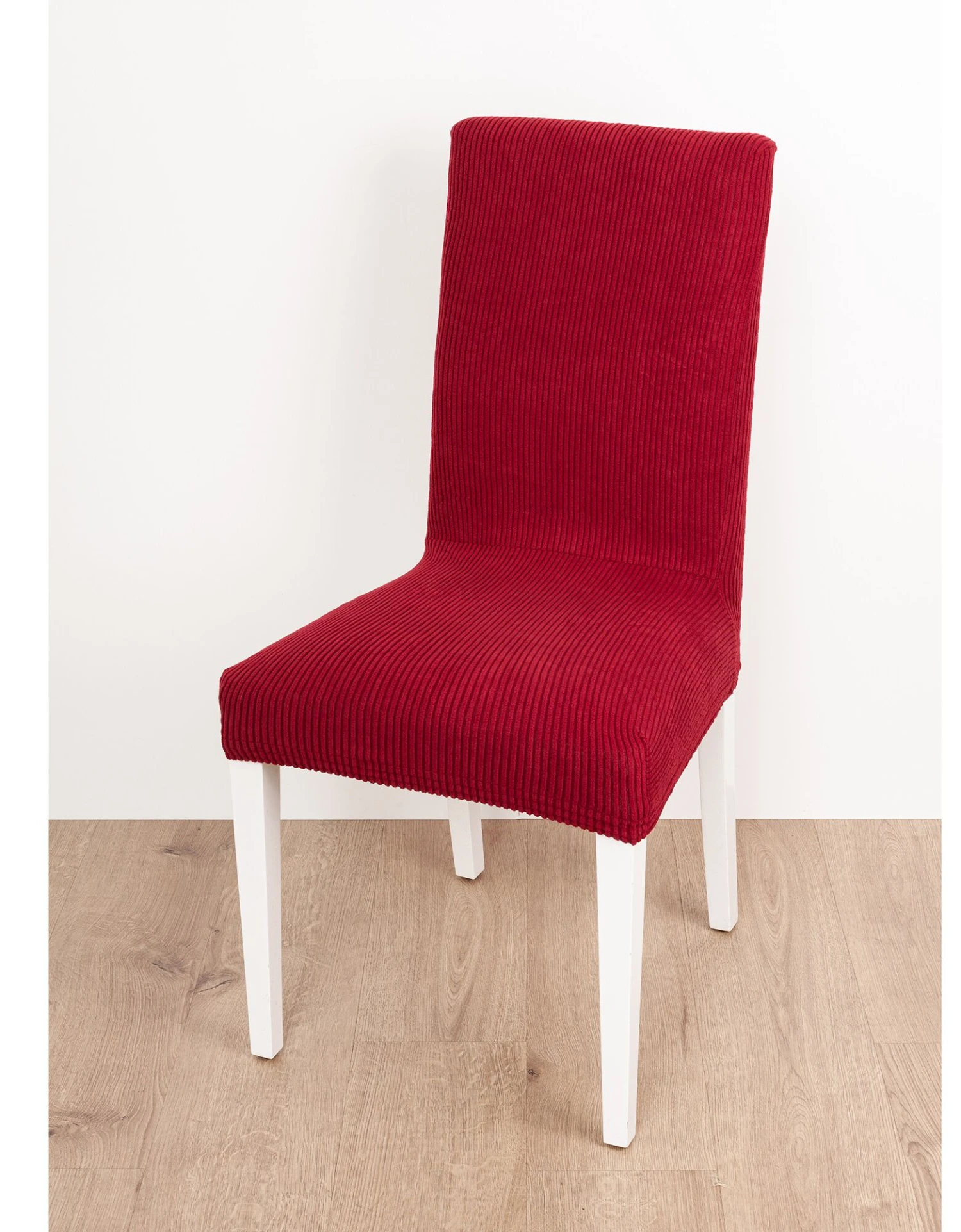 Housse De Chaise Bi-extensible Velours Côtelé 1 Housse De Chaise Bi-extensible Velours Côtelé