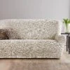 Housse De Salon Jacquard Extensible Imprimé "vagues"