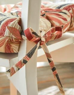 Galette De Chaise Imprimé Feuillage - Lot De 2 -Maison Douceur Promos Magasin 325010 C02 zoomx vue6