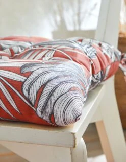 Galette De Chaise Imprimé Tropical - Lot De 2 -Maison Douceur Promos Magasin 325062 C01 zoomx vue4