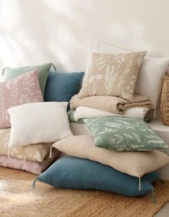 Housse De Coussin Double Gaze De Coton - Lot De 2 -Maison Douceur Promos Magasin 327485 C04 zoomx vue3