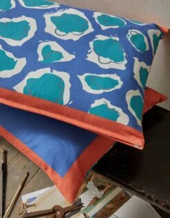 Housse De Coussin, Collection "Odette Lepeltier" - Lot De 2 -Maison Douceur Promos Magasin 327499 C01 zoomx vue3