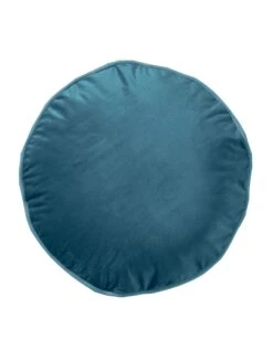 Coussin Rond Garni En Velours