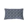 Coussin Rectangulaire Jacquard Velours Effet Géométrique
