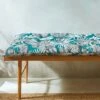Long Coussin Déco Coton Imprimé Tropical