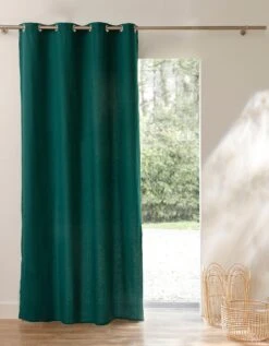 Rideau Oeillets Bachette Tamisant Uni