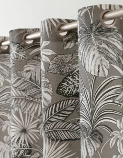 Rideau Oeillets Tamisant Imprimé Tropical -Maison Douceur Promos Magasin 328430 C03 zoomx vue3