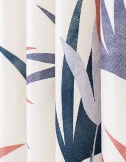 Rideau Tamisant Imprimé Feuilles Multicolores -Maison Douceur Promos Magasin 328510 C01 zoomx vue3