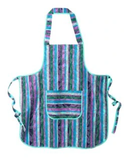 Tablier Cuisine Rayé Forme Bavette