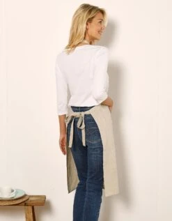 Tablier De Cuisine Uni Forme Bavette - Lin Coton 8 Tablier De Cuisine Uni Forme Bavette - Lin Coton -Maison Douceur Promos Magasin 500719 C05 zoomx vue4