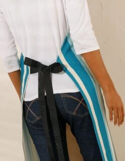 Tablier Fabriqué En France, Motif Rayé Havane - Coton Biologique(1) 12 Tablier Fabriqué En France, Motif Rayé Havane - Coton Biologique(1) -Maison Douceur Promos Magasin 500782 C01 zoomx vue5