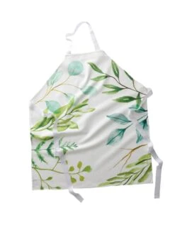 Tablier Fabriqué En France, Motif Végétal Aquarelle - Coton Biologique(1) -Maison Douceur Promos Magasin 500783 C01 zoomx vue6